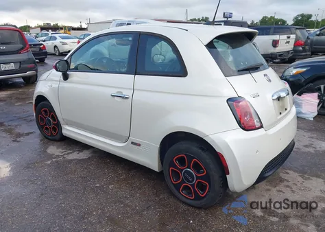 2017 Fiat 500E Battery Electric из США, поврежденный, VIN 3C3CFFGE9HT544578